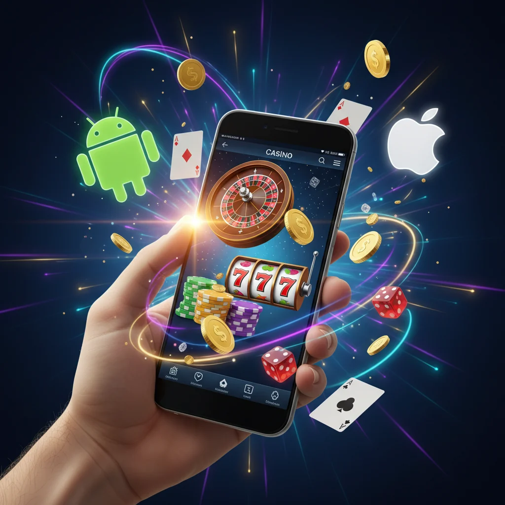 NV Casino mobilní aplikace — Android APK a iOS mobilní web na smartphonu